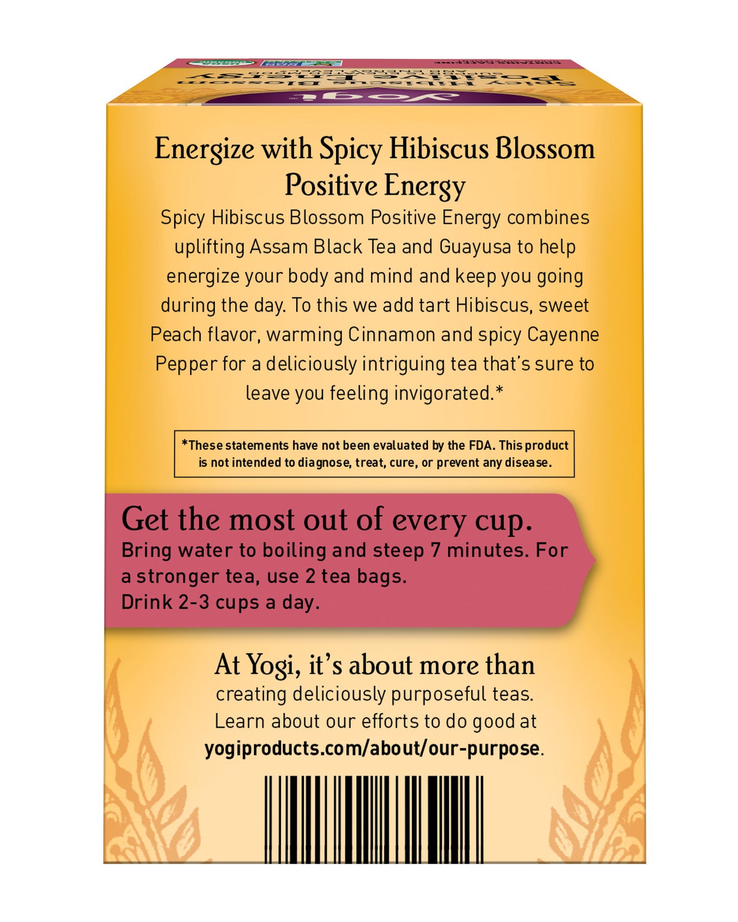 Spicy Hibiscus Blossom Positive Energy Tea