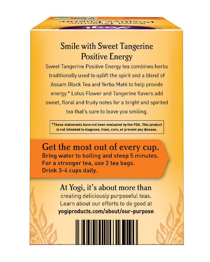 Sweet Tangerine Positive Energy Tea