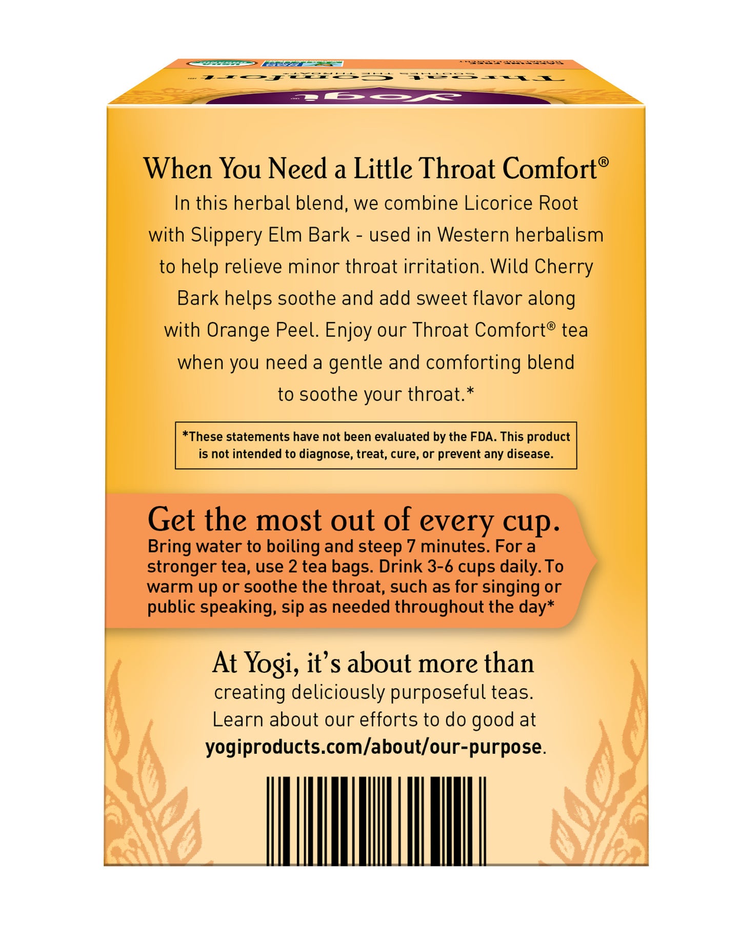 Throat Comfort Tea