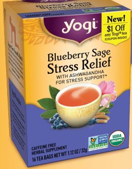 Blueberry Sage Stress Relief Tea