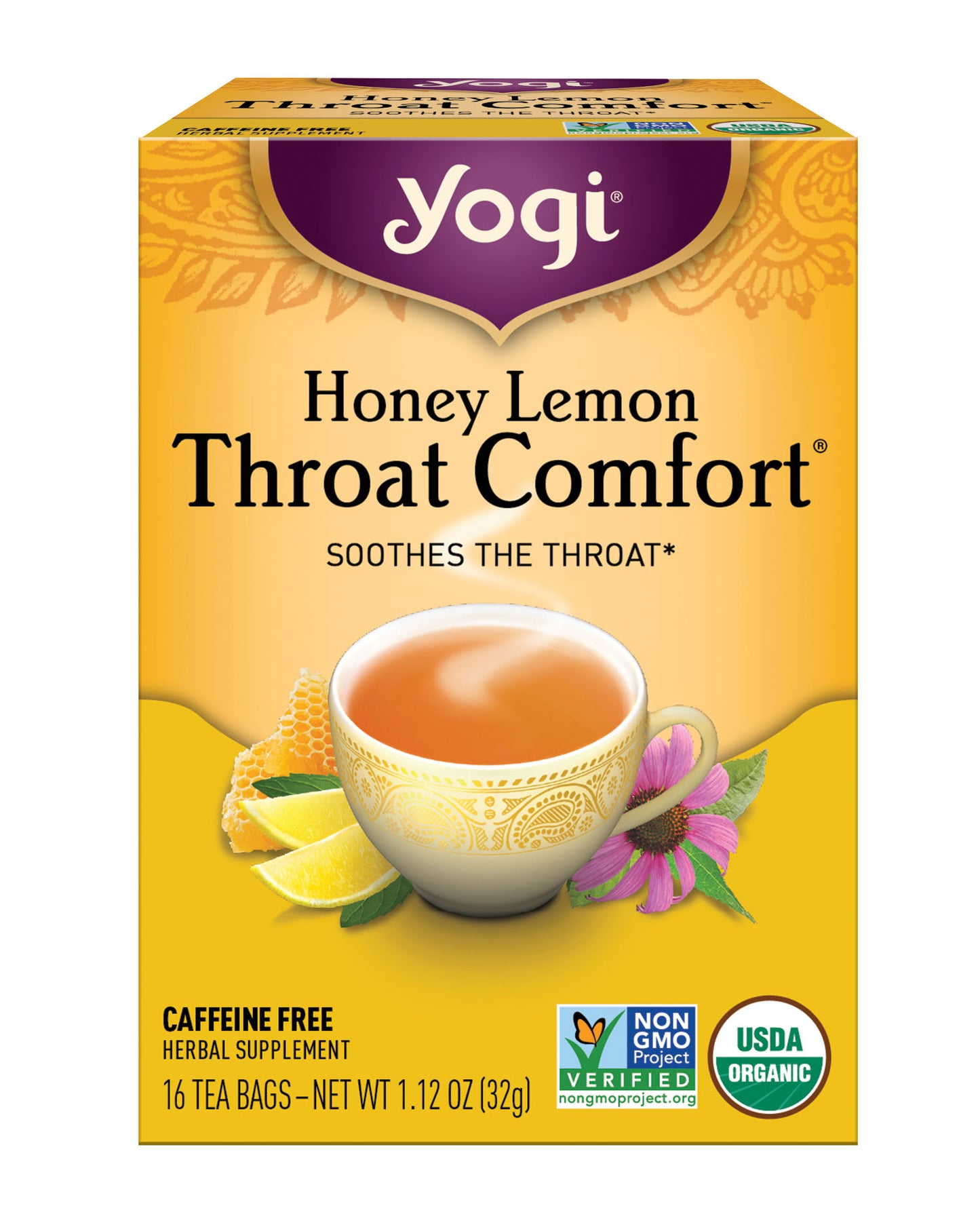 Honey Lemon Throat Comfort Tea